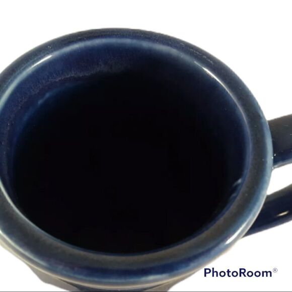 Sea World Shamu Tall Mug Stein Cobalt Blue Ceramic Sea World Emblem - Picture 6 of 6